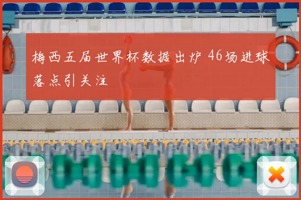 梅西五届世界杯数据出炉 46场进球落点引关注