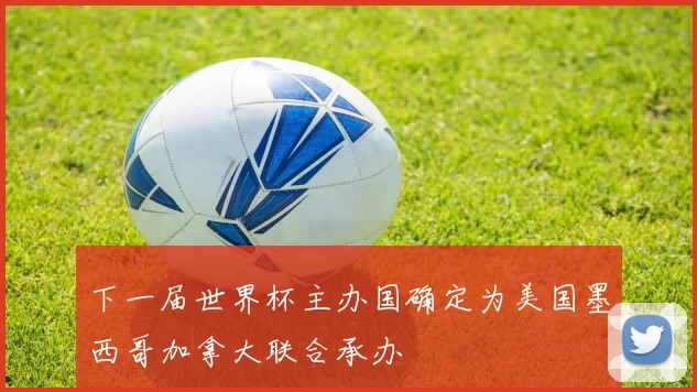 下一届世界杯主办国确定为美国墨西哥加拿大联合承办